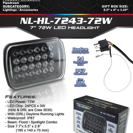 FOCOS LED  5x7 PIPEDREAM (par)