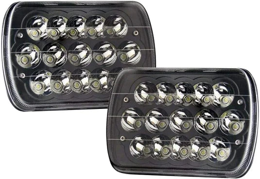 Foco Led 5x7 Fondo Negro Par