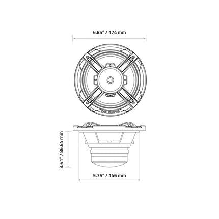 DB DRIVE XPERT 6" EX6NCD-CF CARBON FIBER (par)