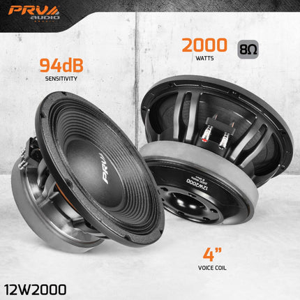 BOCINA PRV 12W2000 12”