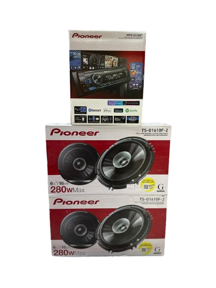 COMBO RADIO PIONEER Y 4 BOCINAS 6.5"