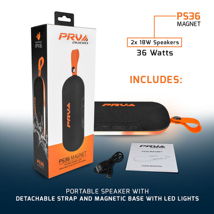 Bocina PRV Audio PS36 Magnet Bluetooth